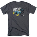 DC Comics - Batman - Vroom - Adult Unisex Short Sleeve T-Shirt - Gray