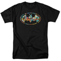 DC Comics - Batman - Hawaiian Bat - Adult Unisex Short Sleeve T-Shirt - Black