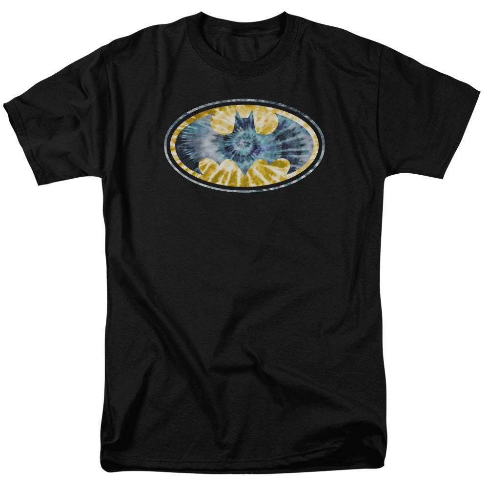 DC Comics - Batman - Tie Dye 3 - Adult Unisex Short Sleeve T-Shirt - Black