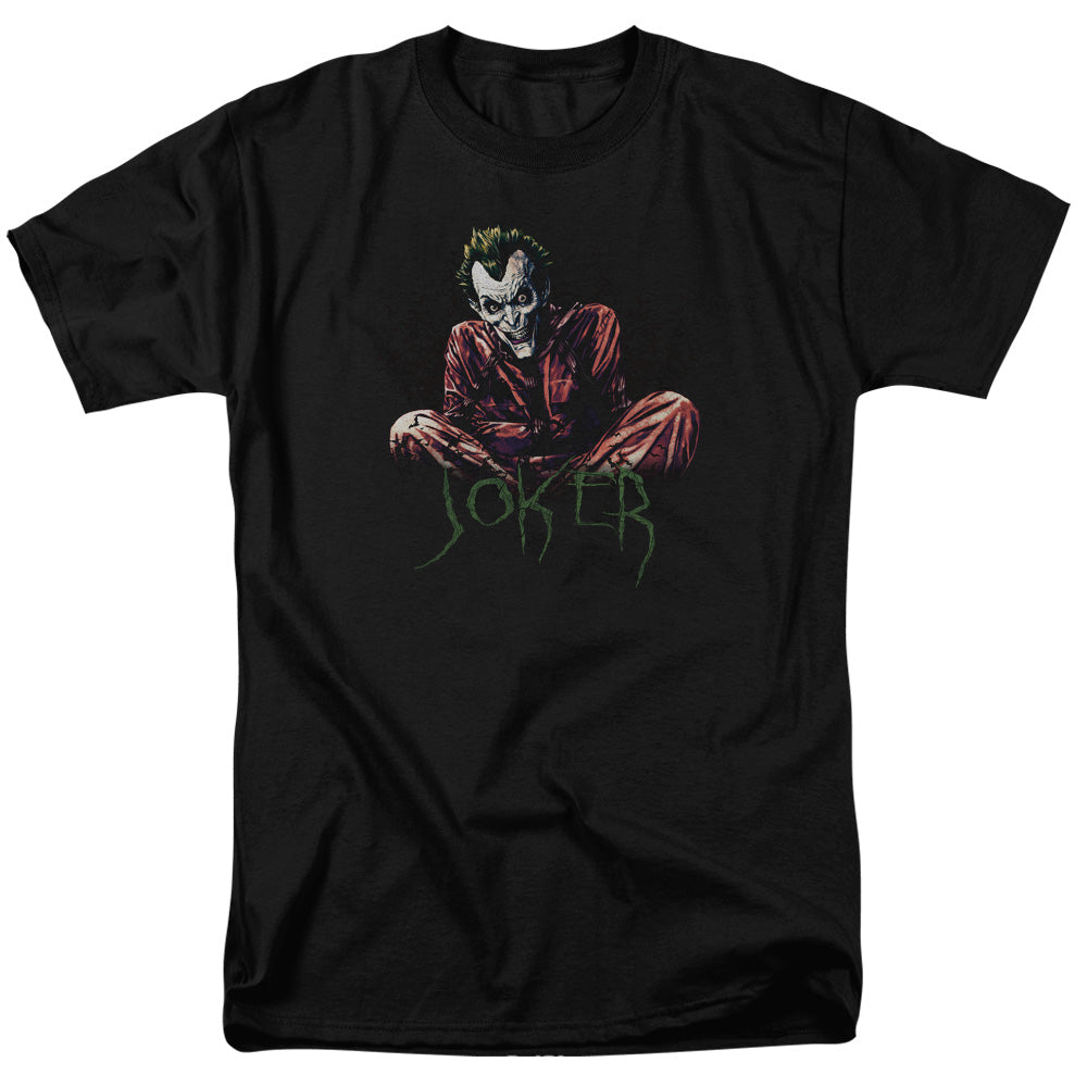 DC Comics - Batman - Straight Jacket - Adult Unisex Short Sleeve T-Shirt - Black