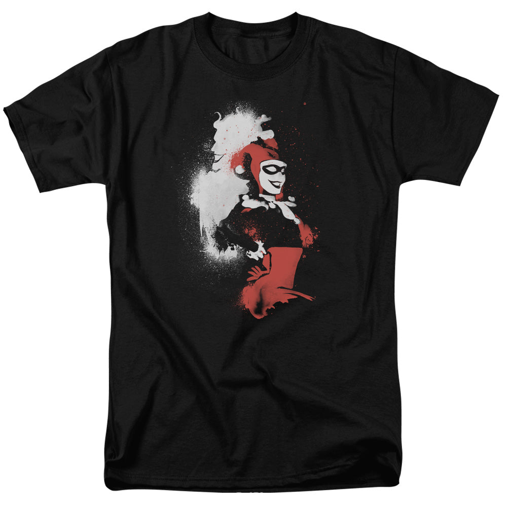 DC Comics - Batman - Splattered Couple - Adult Unisex T-Shirt - Black