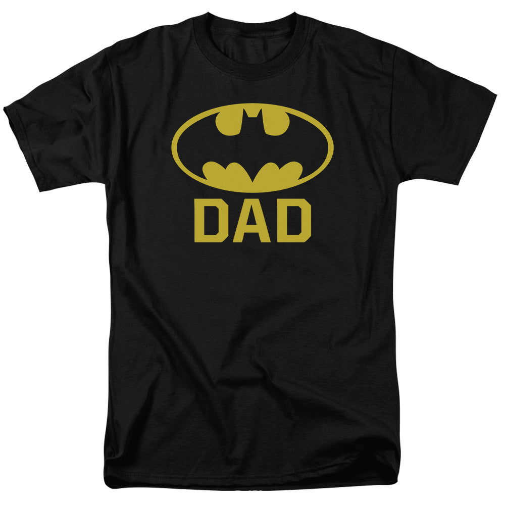 DC Comics - Batman - Bat Dad - Adult Unisex Short Sleeve T-Shirt - Black