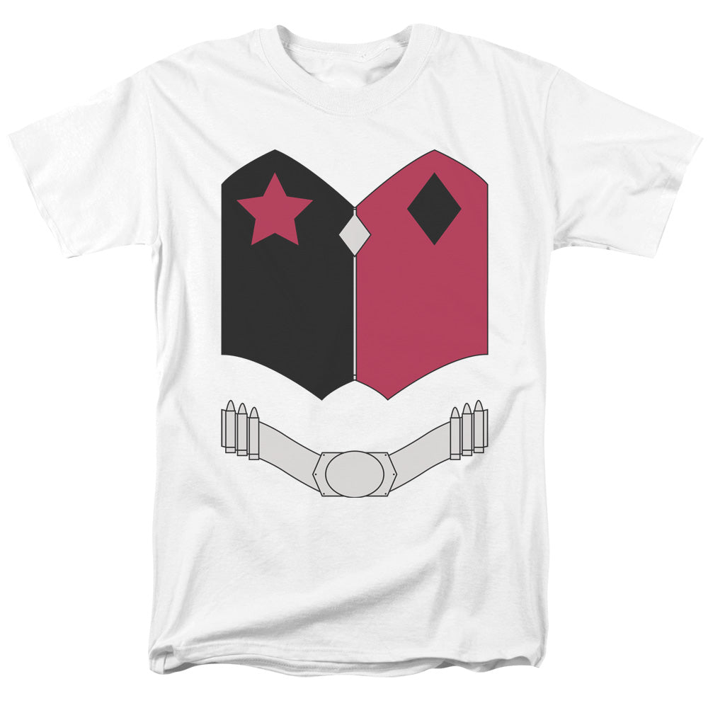 DC Comics - Batman - New Hq Uniform - Adult Unisex Short Sleeve T-Shirt - White