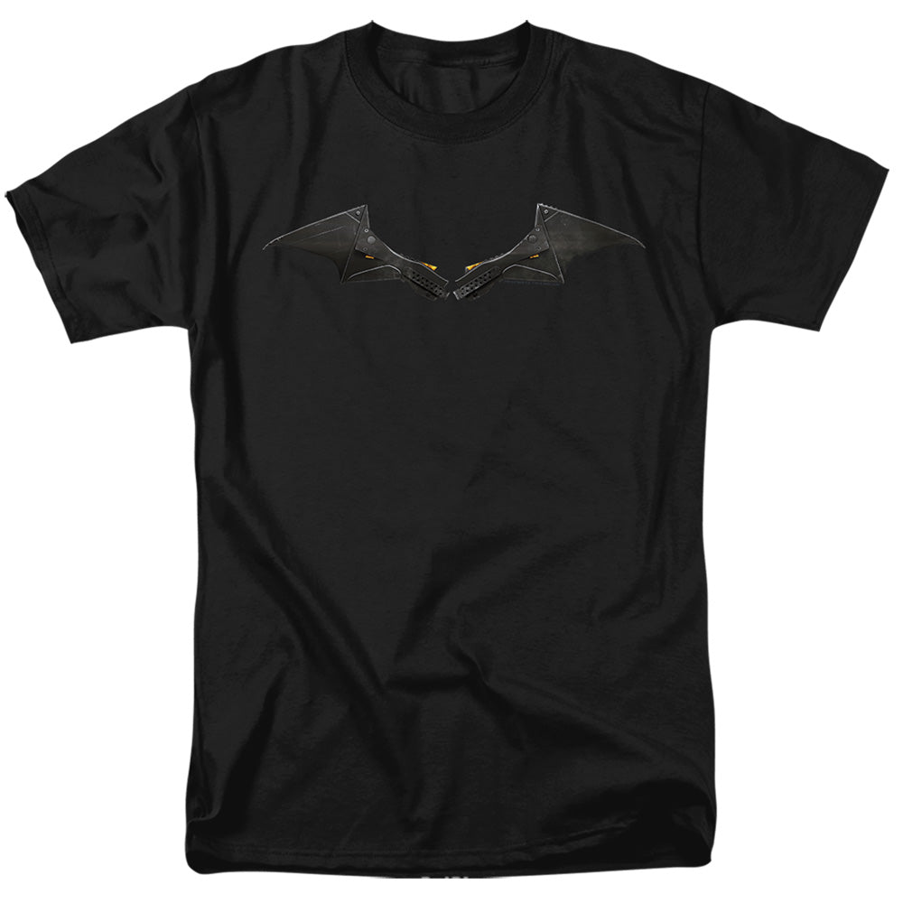 DC Comics - The Batman - Chest Logo - Adult Unisex Short Sleeve T-Shirt - Black