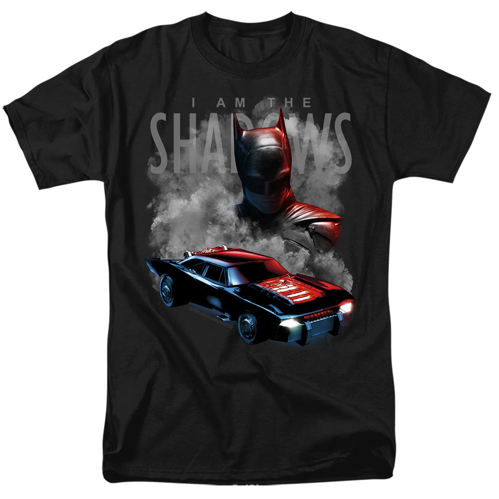 DC Comics - The Batman - Batman And Batmobile - Adult Unisex T-Shirt - Black