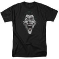 DC Comics - Batman - Joker Lines - Adult Unisex Short Sleeve T-Shirt - Black