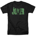 DC Comics - Batman - Joker Text On Black - Adult Unisex T-Shirt - Black