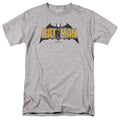 DC Comics - Batman - Vintage Bat Logo On Gray - Adult Unisex T-Shirt - Gray