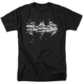 DC Comics - Batman - Multi Bat Logo - Adult Unisex Short Sleeve T-Shirt - Black