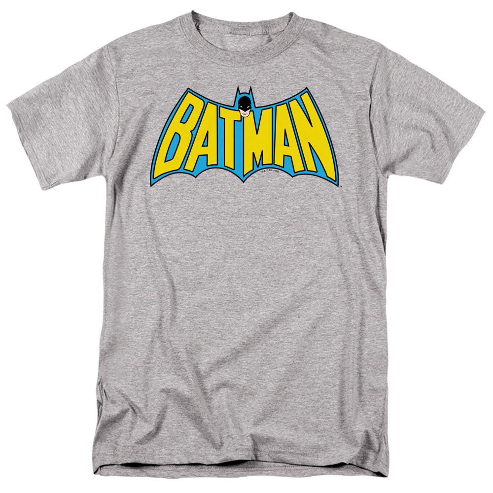 DC Comics - Batman - Wintage Batman Logo - Adult Unisex T-Shirt - Gray