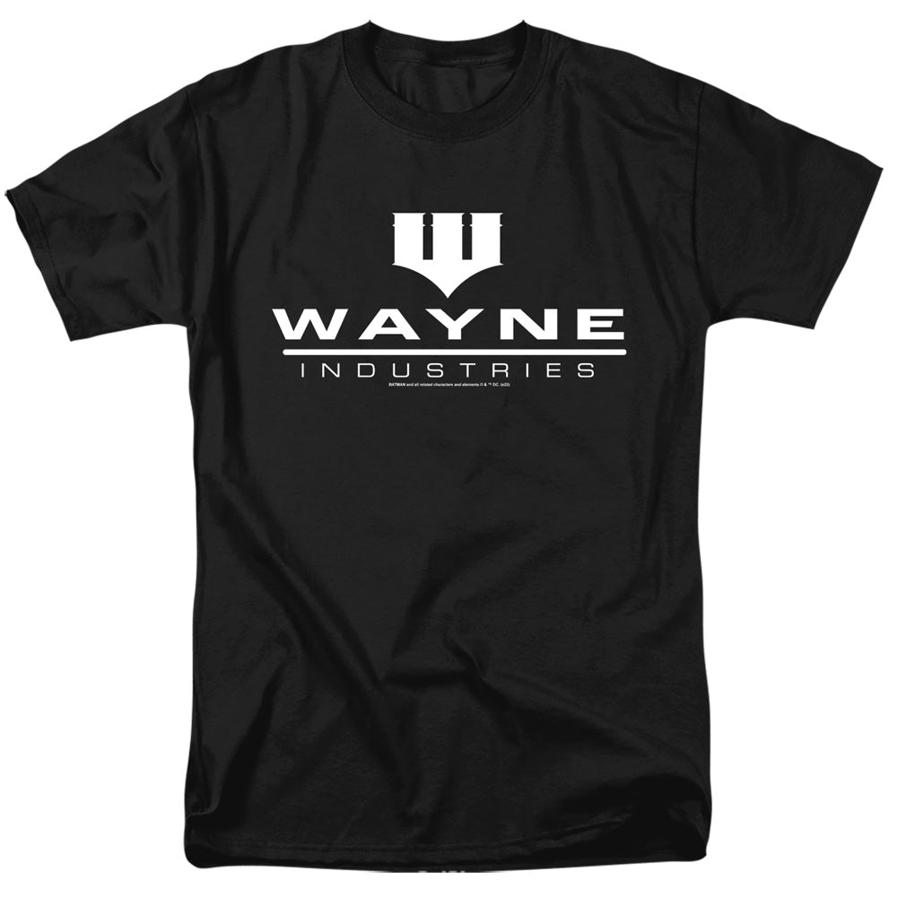 DC Comics - Batman - Wayne Industries Black - Adult Unisex T-Shirt - Black