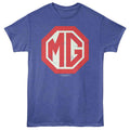 British Motor Heritage - Mg Crest Logo - American Classics - Royal Heather Adult Short Sleeve T-Shirt