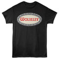 British Motor Heritage - Wolseley Logo - American Classics - Black Adult Short Sleeve T-Shirt