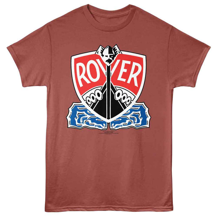 British Motor Heritage - Rover Shield Logo - American Classics - Terracotta Adult Short Sleeve T-Shirt