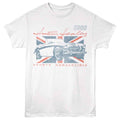 British Motor Heritage - Healey 3000 - White - Front Print Solid Adult Unisex Short Sleeve T-Shirt