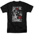DC Comics - Batman Classic TV - Bat Channel - Adult Unisex T-Shirt - Black