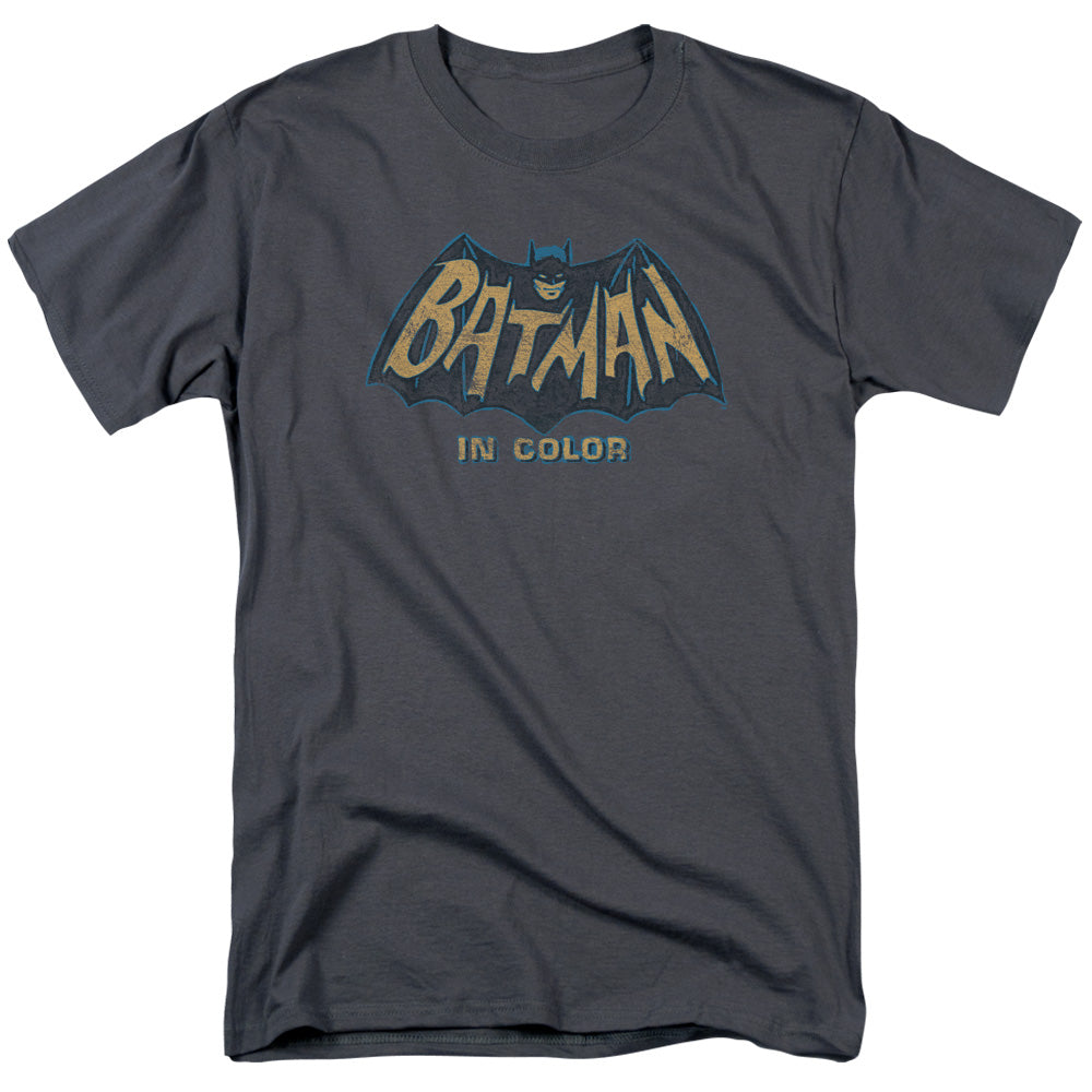 DC Comics - Batman Classic TV - In Color - Adult Unisex T-Shirt - Gray