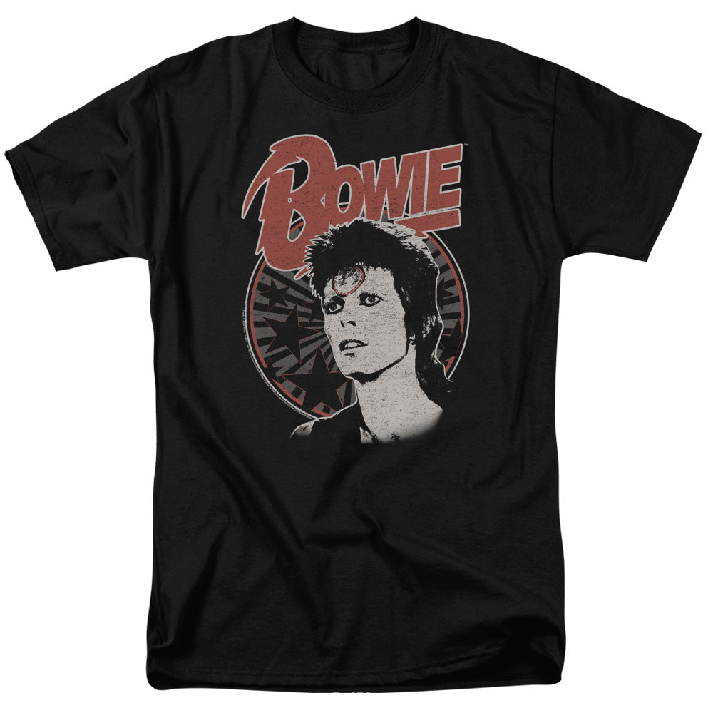 David Bowie - Space Oddity - Adult Unisex Short Sleeve T-Shirt - Black
