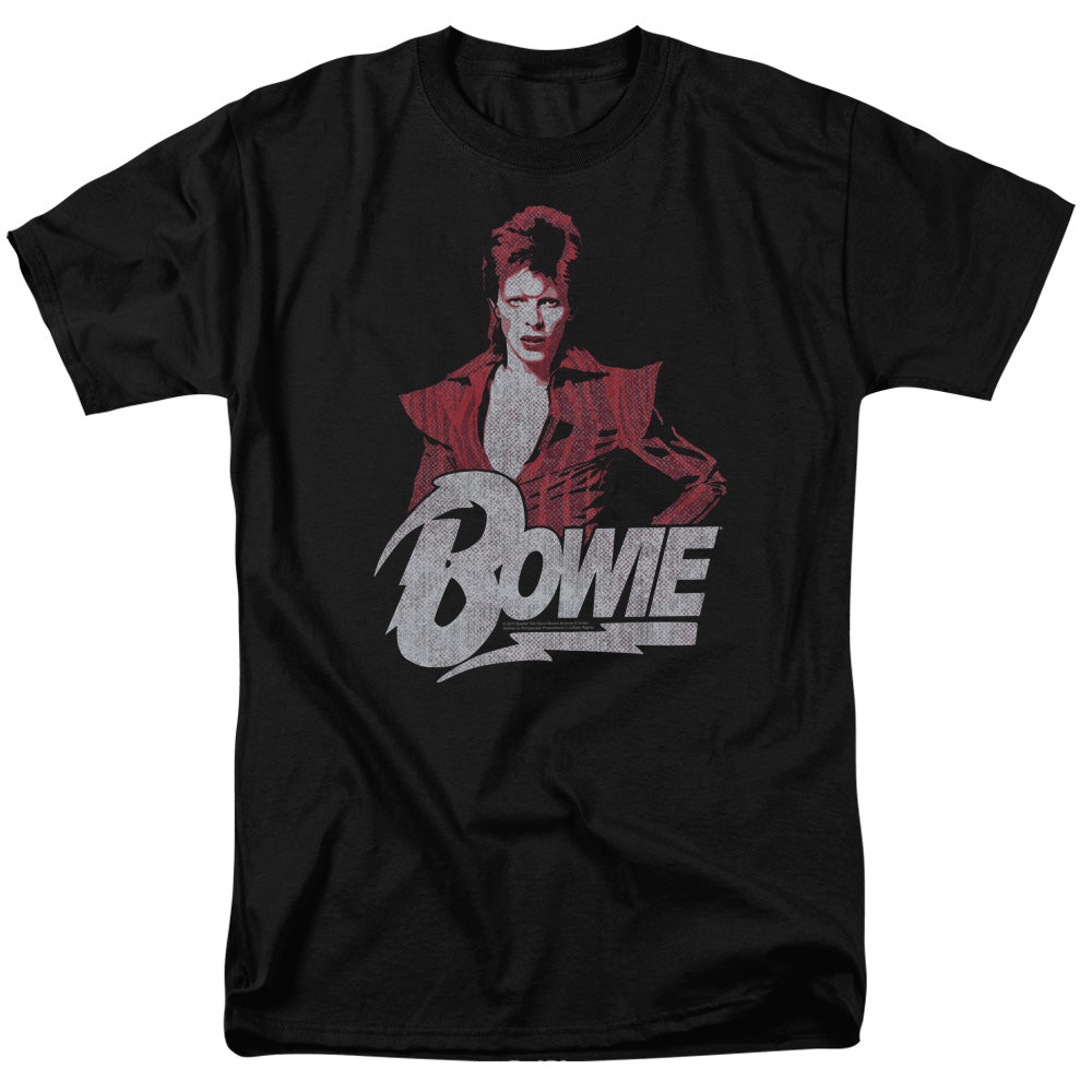 David Bowie - Diamond David - Adult Unisex Short Sleeve T-Shirt - Black