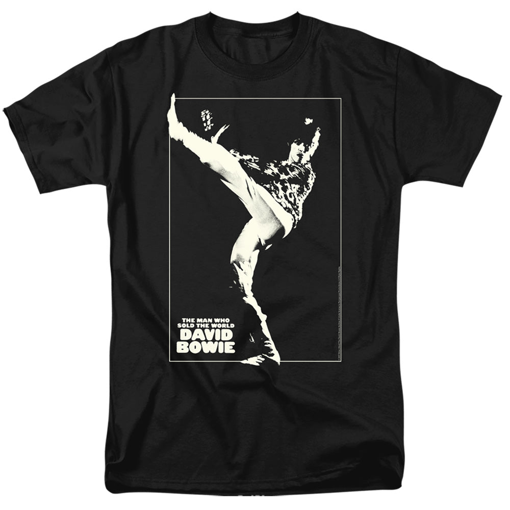 David Bowie - The Man Cover - Adult Unisex Short Sleeve T-Shirt - Black