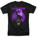 David Bowie - Side Profile 75 Logo - Adult Unisex Short Sleeve T-Shirt - Black