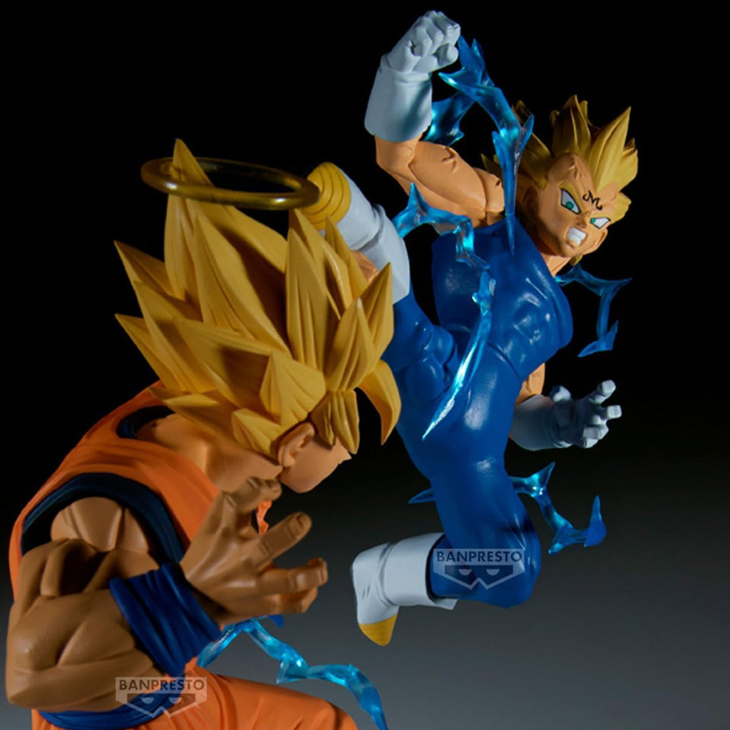 Banpresto Dragon Ball Z Majin Vegeta vs Super Saiyan 2 Son Goku Match Makers Figure
