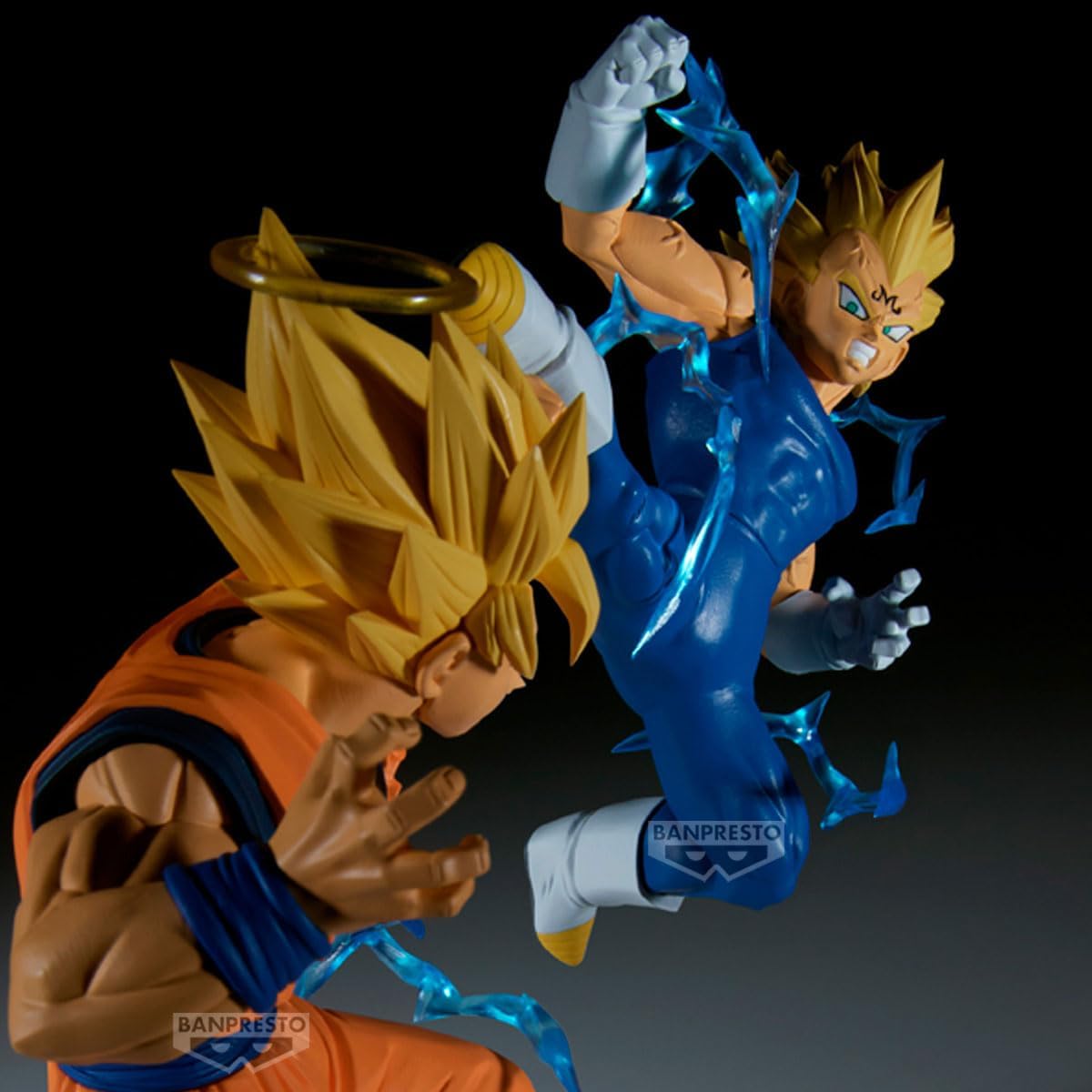 Banpresto Dragon Ball Z Majin Vegeta vs Super Saiyan 2 Son Goku Match Makers Figure