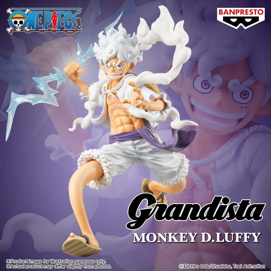 Banpresto - One Piece - Monkey D. Luffy Gear 5 - Grandista Special Edition Figure