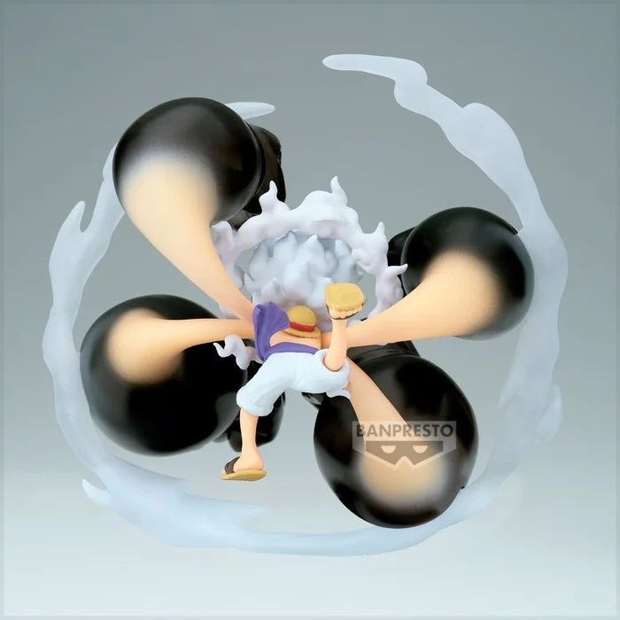 Banpresto - One Piece - Monkey D. Luffy - Gear 5 Gum-Gum Dawn Gatling Ver. - World Collectable Figure Special