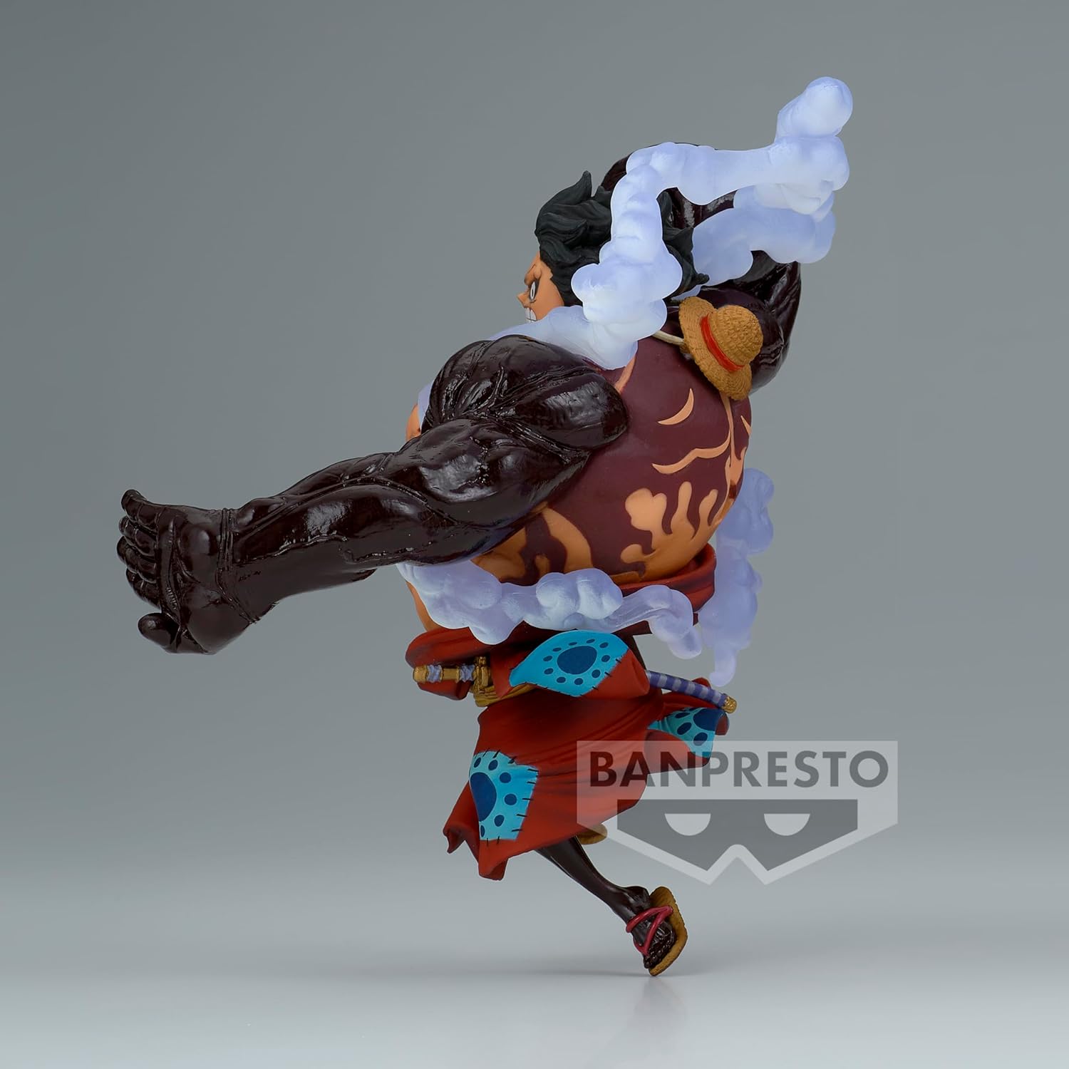 King Of Artist Luffy Gear 5 Metallic Banpresto One Piece Figure