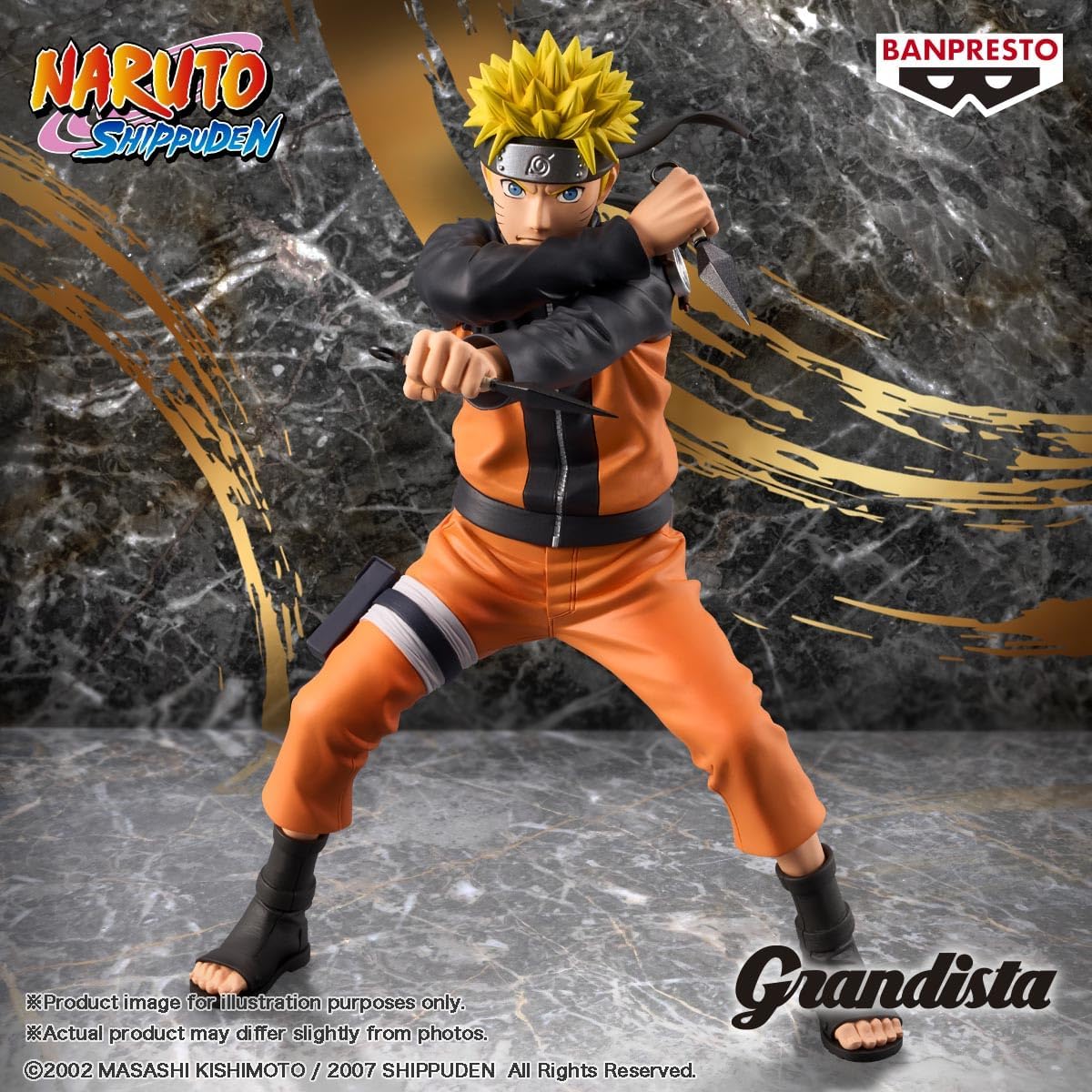 Banpresto - Naruto Shippuden - Uzumaki Naruto Grandista Bandai Spirits Figure