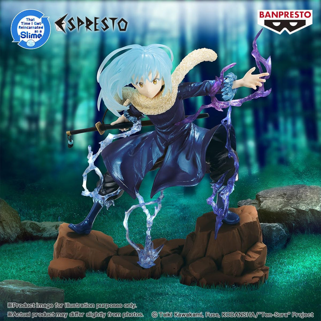 Banpresto - That Time I Got Reincarnated as a Slime - Rimuru Tempest Special Color Ver. Tempest Effect and Motions Bandai Spirits Espresto Figure