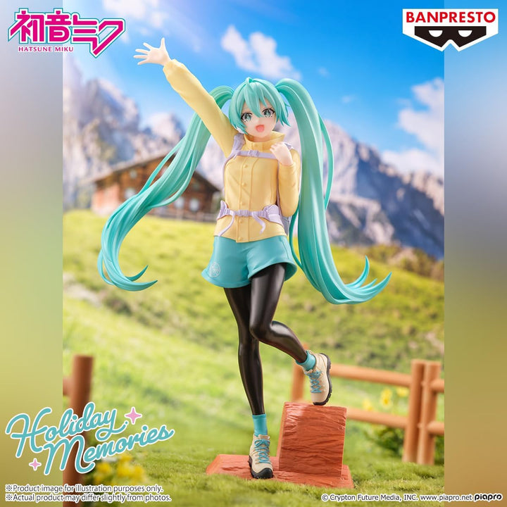 Banpresto - Vocaloid - Hatsune Miku Holiday Memories Moutain Climbing Bandai Spirits Figure