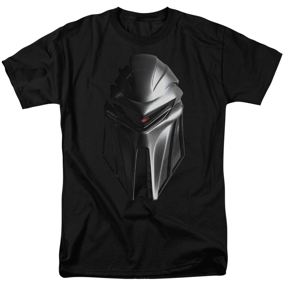 Battlestar Galactica - Cylon Head - Adult Unisex Short Sleeve T-Shirt - Black