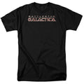 Battlestar Galactica - Logo - Adult Unisex Short Sleeve T-Shirt - Black