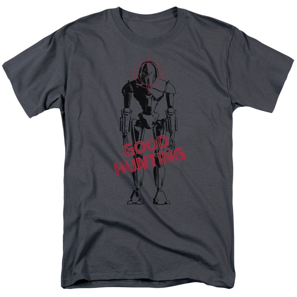 Battlestar Galactica - Good Hunting - Adult Unisex Short Sleeve T-Shirt - Gray