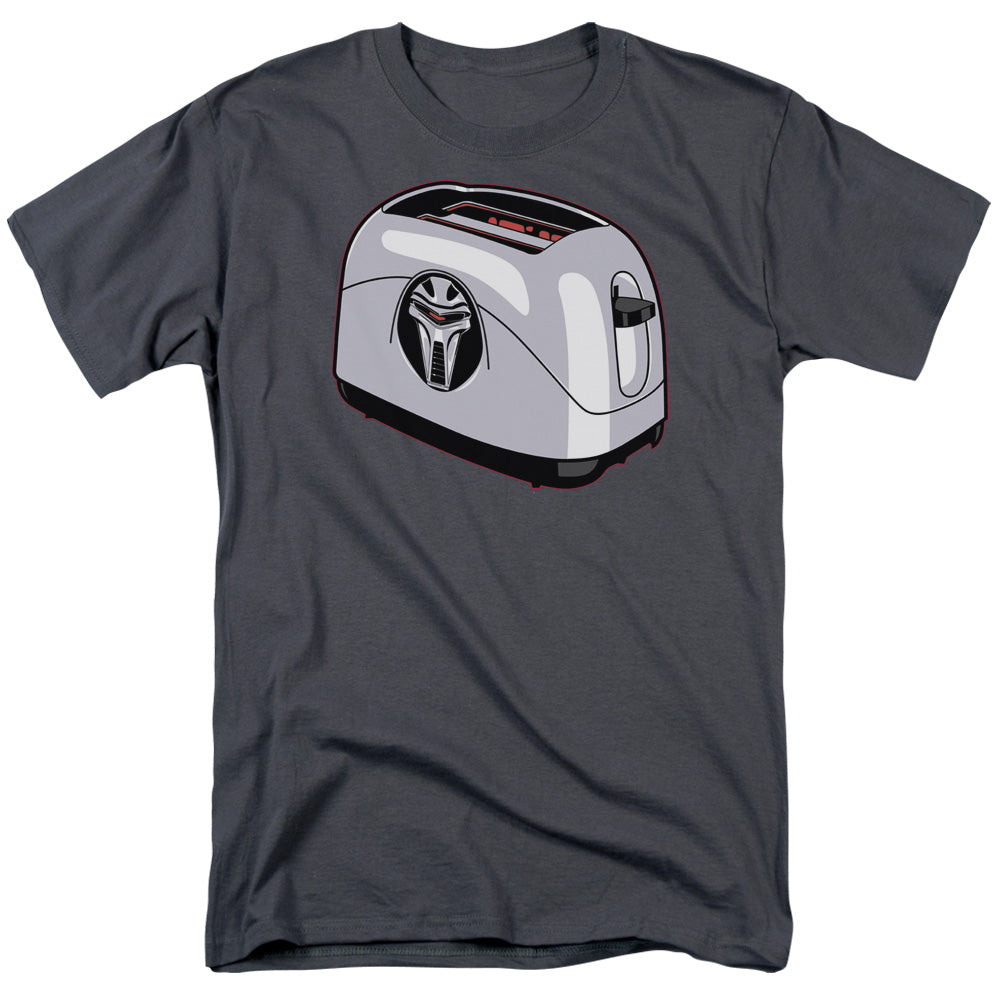 Battlestar Galactica - Toaster - Adult Unisex Short Sleeve T-Shirt - Gray