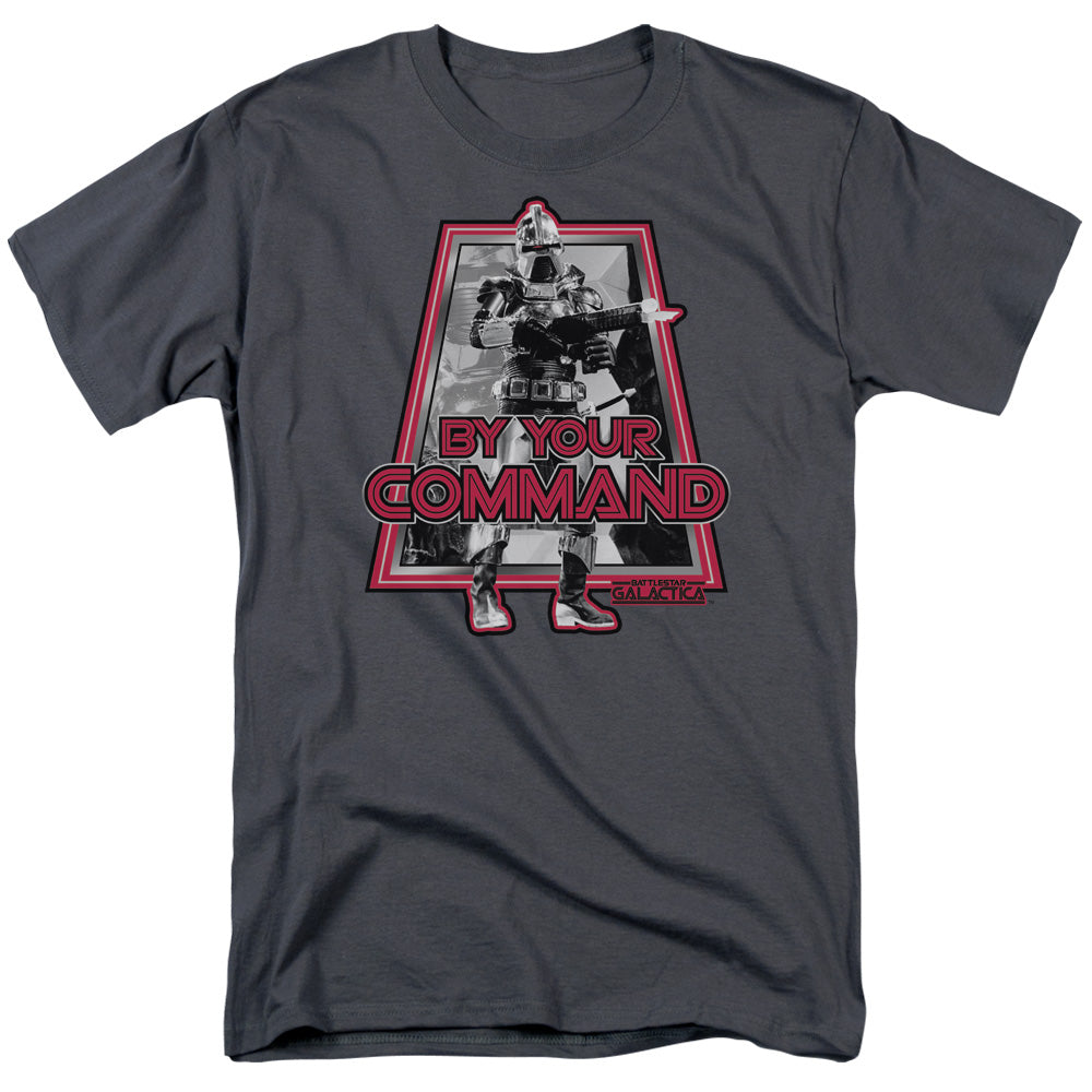 Battlestar Galactica - By Your Command Classic - Adult Unisex T-Shirt - Gray