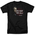 Battlestar Galactica - So Say We All - Adult Unisex Short Sleeve T-Shirt - Black