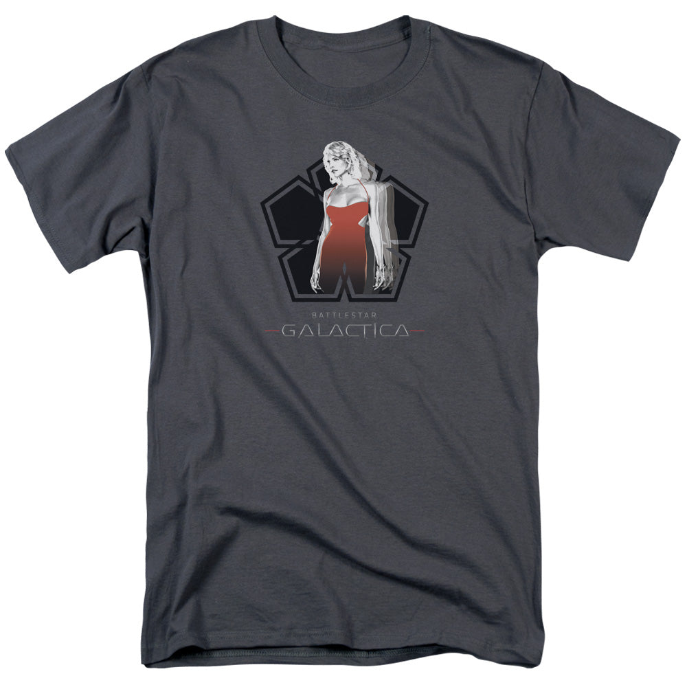 Battlestar Galactica - Cylon Tech - Adult Unisex Short Sleeve T-Shirt - Gray