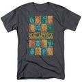 Battlestar Galactica - 35th Anniversary Cast - Adult Unisex T-Shirt - Gray