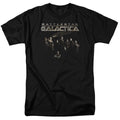 Battlestar Galactica - Battle Cast - Adult Unisex Short Sleeve T-Shirt - Black
