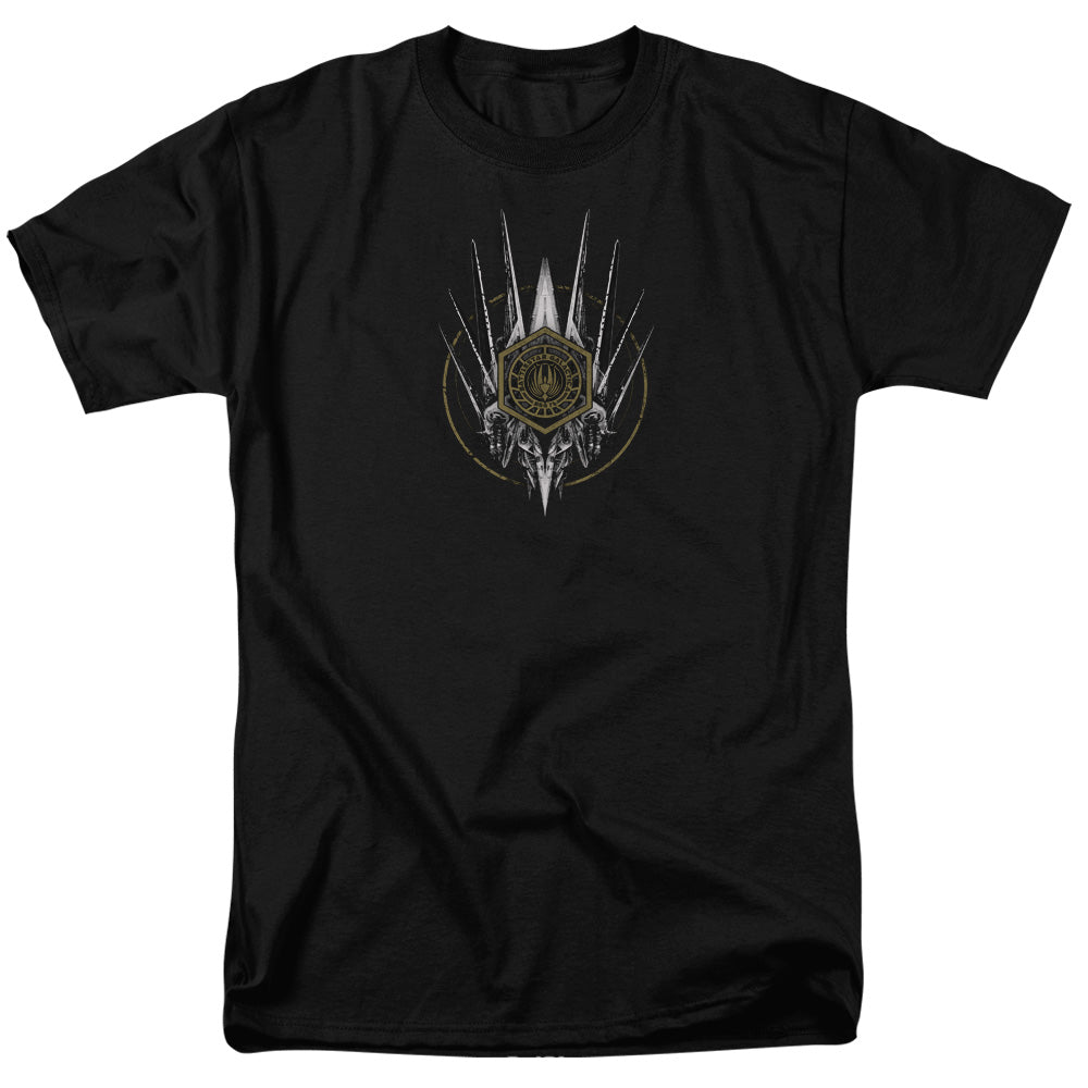 Battlestar Galactica - Crest Of Ships - Adult Unisex T-Shirt - Black