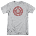 Battlestar Galactica - Eroded Logo - Adult Unisex Short Sleeve T-Shirt - Gray