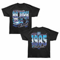Back To The Future - Great Gigawatts - Bronx Oversized Short Sleeve T-Shirt - Front & Back Print - Black