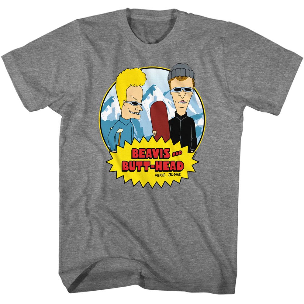 Beavis And Butthead - Snowboards - American Classics Adult Short Sleeve T-Shirt