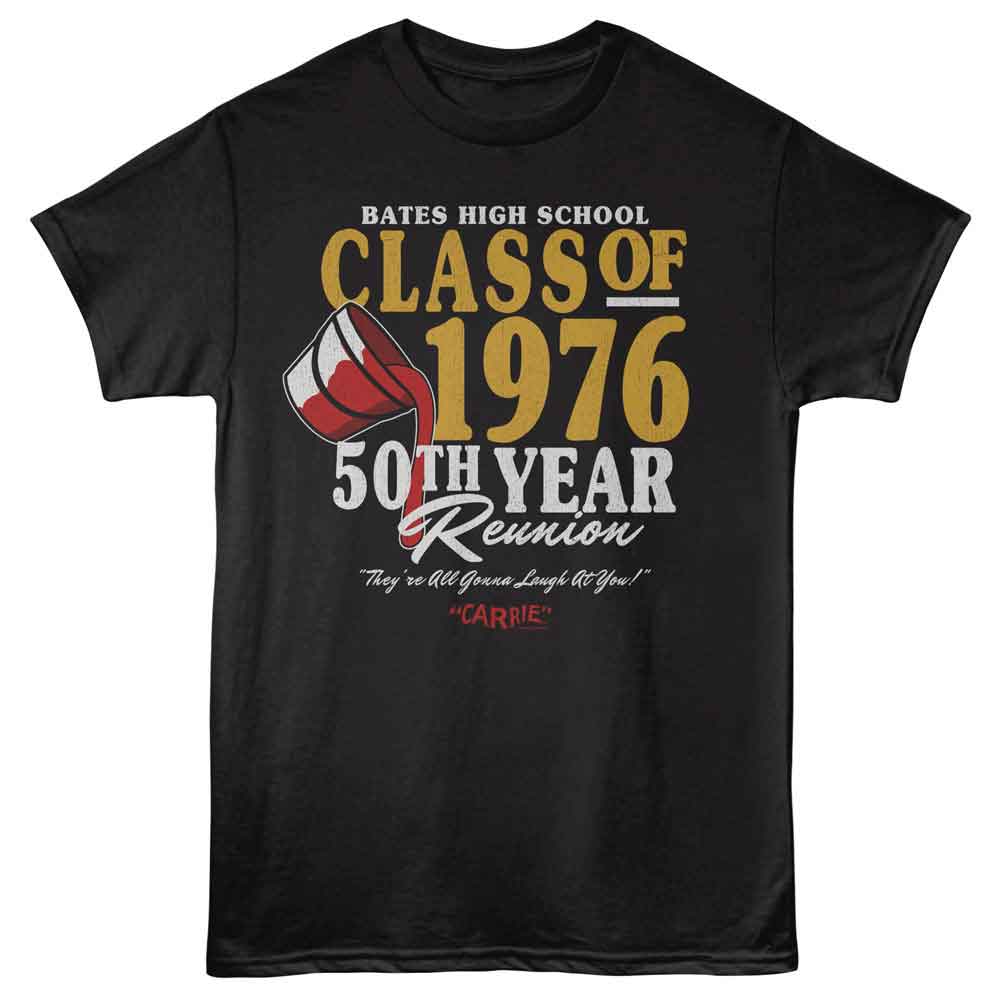 Carrie - 50Th Year Reunion - Adult Short Sleeve T-Shirt - Black
