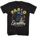Cocaine Bear - Pablo Escobear - American Classics - Solid Black Adult Short Sleeve T-Shirt