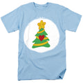 Care Bears - Christmas Wishes Belly - Adult Unisex Short Sleeve T-Shirt - Blue