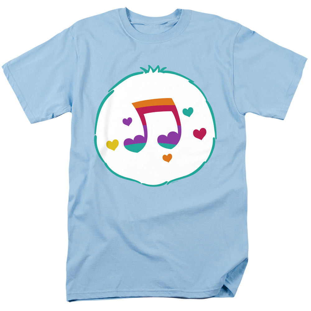 Care Bears - Heart Song Belly - Adult Unisex Short Sleeve T-Shirt - Blue